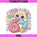 67 Cat Ice Cream Drip Cool Meme 67 PNG, Funny Six Seven Humor PNG