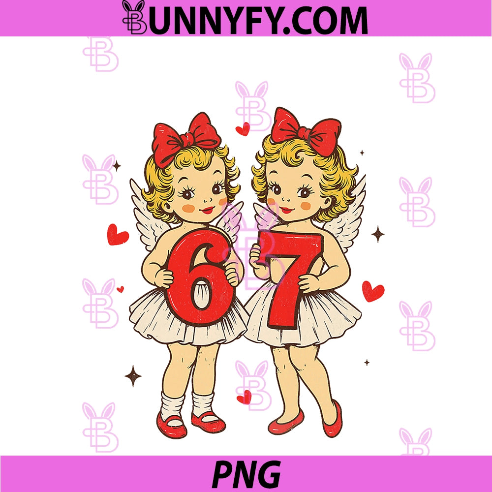 67 Cupid Says PNG, Valentines Day PNG