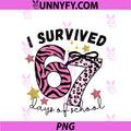67 Days Of School Pink PNG, Leopard Girl Glam Zebra PNG