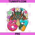 67 Dragon Ice Cream Drip Cool Meme 6 7 PNG, Funny Six Seven Humor PNG