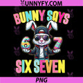 67 Funny Six Seven Meme PNG, Cute Rabbit Bunny Easter Day PNG