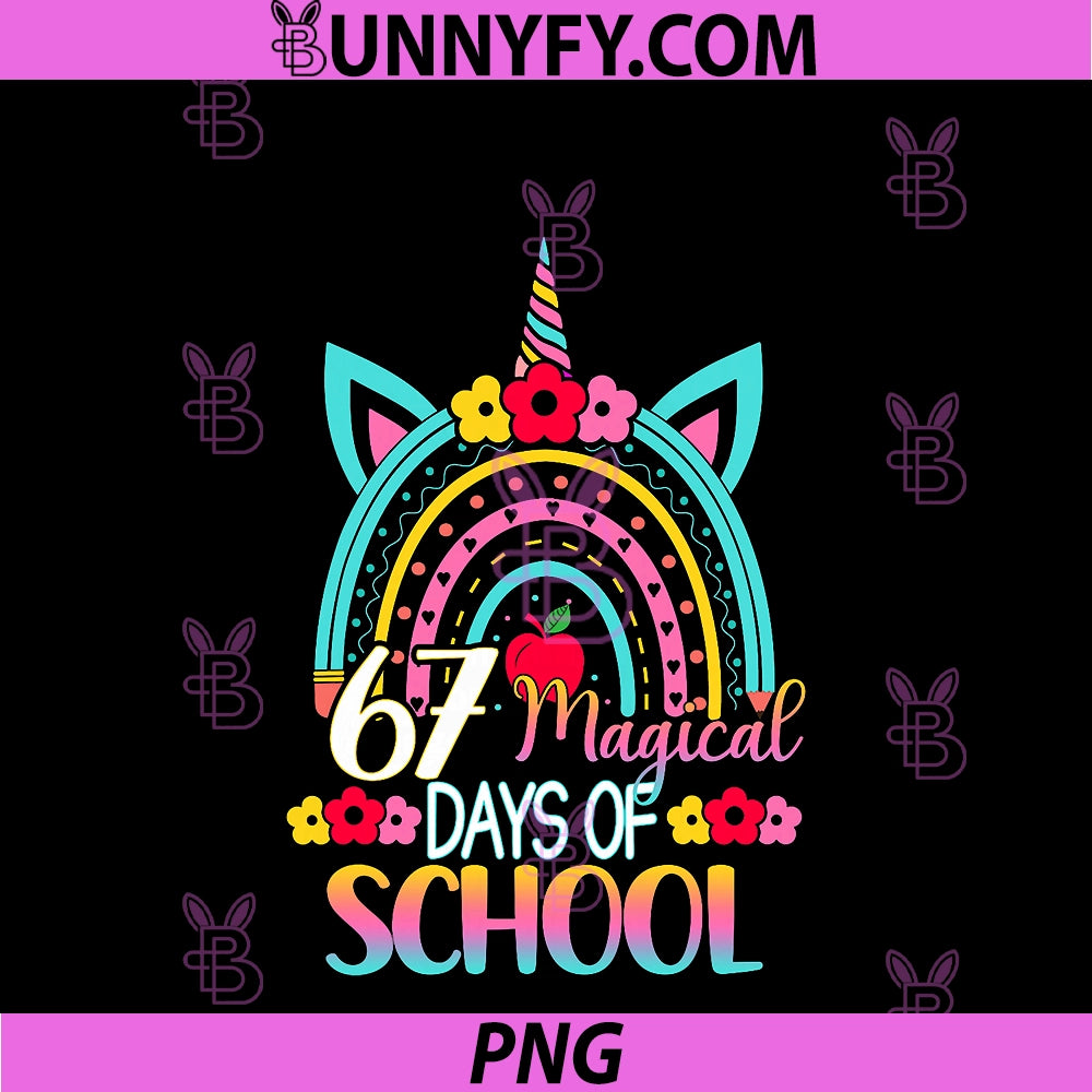 67 Magical Days Of School Meme PNG, Funny Student Teacher PNG