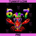 67 Mardi Gras PNG, Crawfish Beads Six Seven Carnival Boy Kids 6 7 PNG