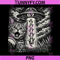 67 Meme Funny PNG, Cat Selfie Alien UFO 6 7 PNG