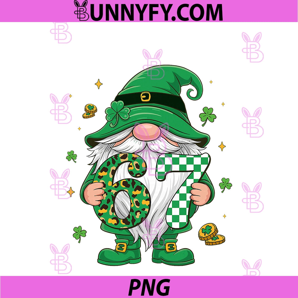 67 Meme Six Seven PNG, St Patrick Day PNG