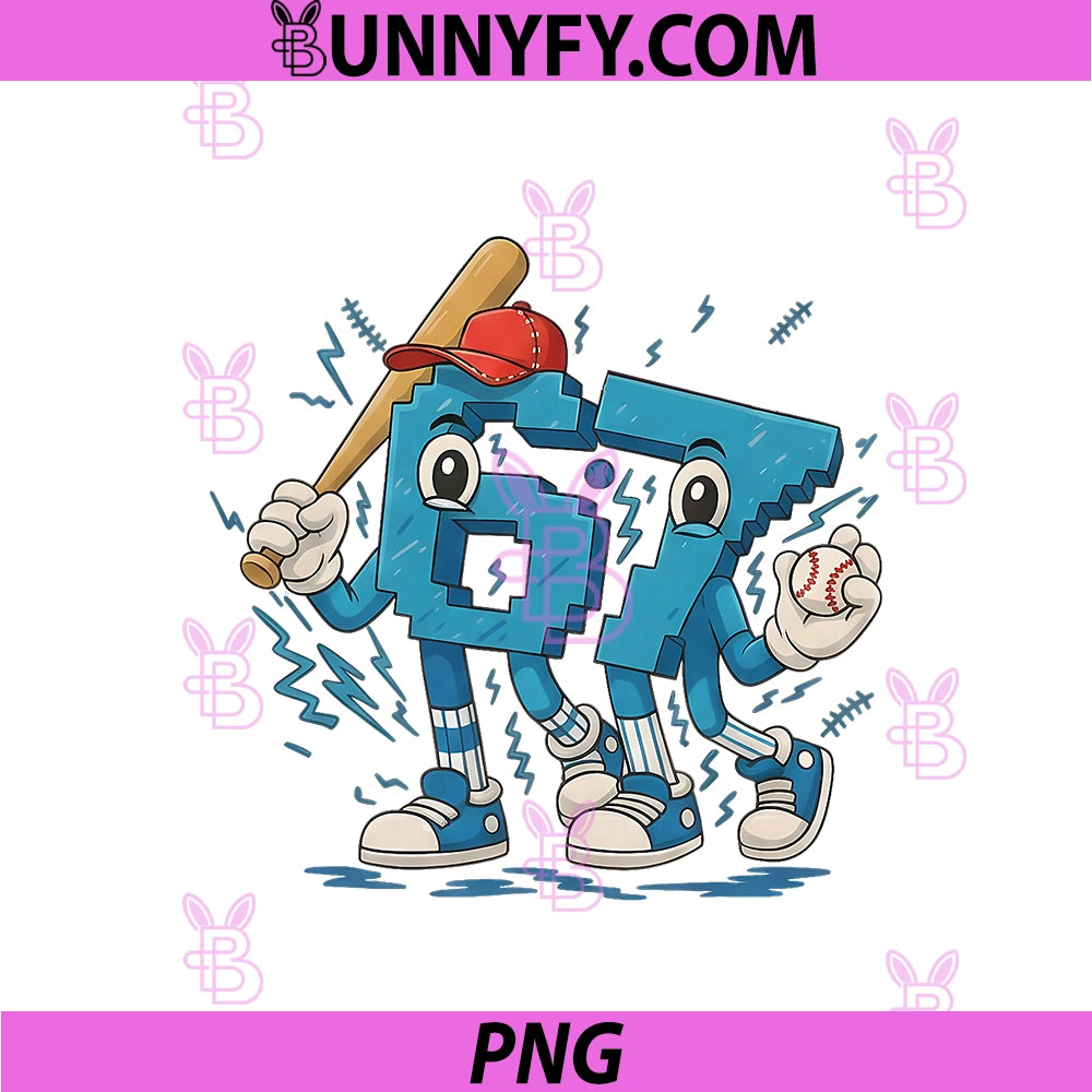 67 Six Seven 6-7 PNG, Funny Italian Brainrot Kids PNG