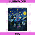 67 Six Seven 6-7 Starry Night Van Gogh PNG, Brainrot Slang Meme Performance PNG