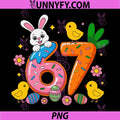 67 Six Seven Cute Bunny PNG, Rabbit Easter Day PNG