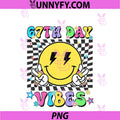 67th Day Of School Vibes PNG, 67 Days Smarter Teacher PNG