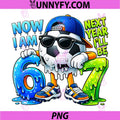 6th Birthday Boy Soccer PNG, Ice Cream Drip 67 Meme 6 Year Old PNG