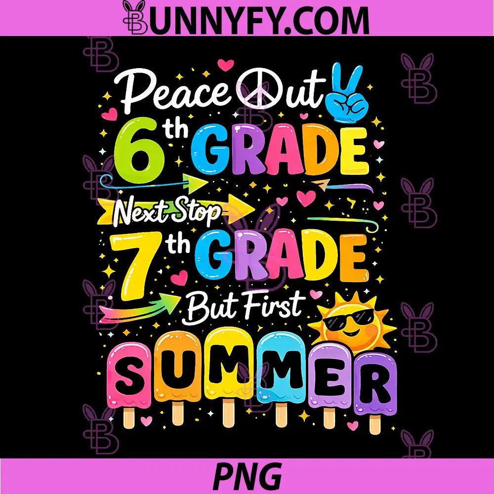 6th Grade Graduate PNG, Summer Break School Celebration PNG