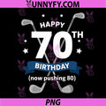 70th Birthday Golfer Golf PNG, Clubs Logo Brand Design PNG
