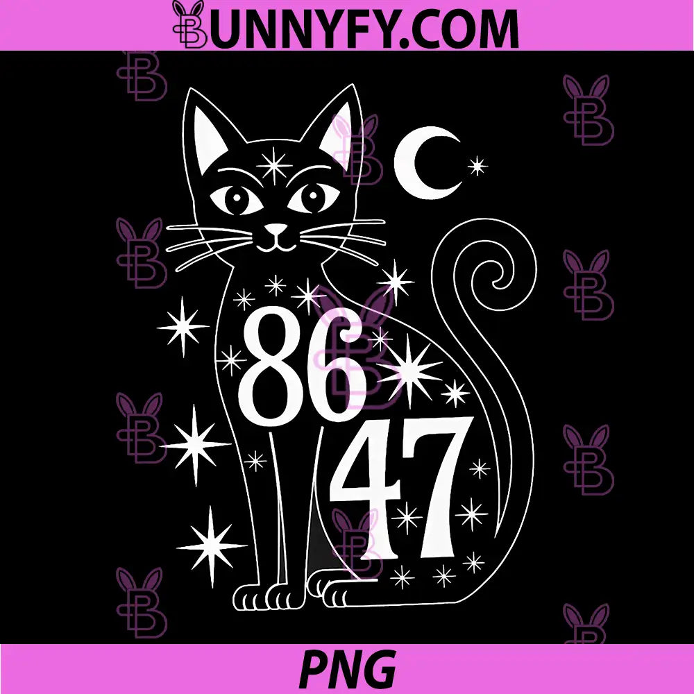 8647 Black Cat PNG, 8647 PNG