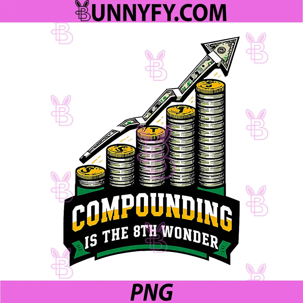 8th Wonder Compounding PNG, Interest Growth Stock Market PNG
