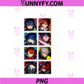 ATLUS Persona 30th PNG, Protagonist Series Legacy Stack PNG