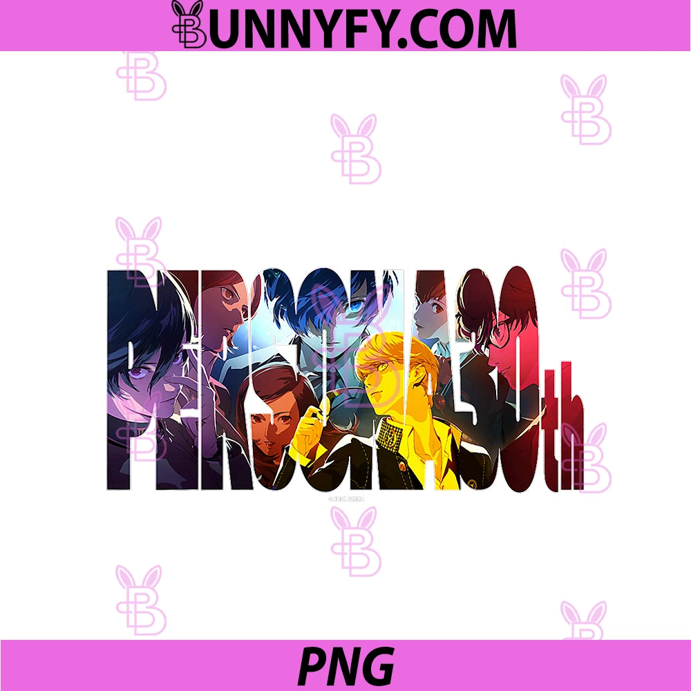 ATLUS Persona 30th PNG, Protagonist Series Logo PNG