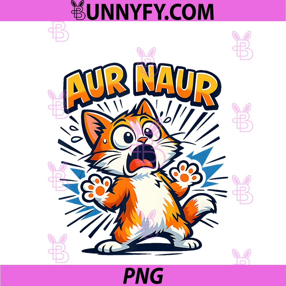 AUR Naur PNG, Cat Meme Aussie Accent Australian Slang Oh No Humor PNG