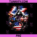 Abe Lincoln Abraham Playing Drums PNG, 4th of July Rock Music PNG