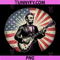 Abraham Lincoln Guitar PNG, Abe Lincoln Playing Guitar PNG
