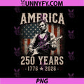 Abraham Lincoln Playing Guitar PNG, 250 Years 4th July 1776 2026 PNG