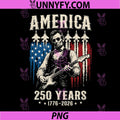 Abraham Lincoln Playing Guitar PNG, 250th Anniversary 4th of July PNG