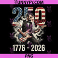 Abraham Lincoln Playing Guitar PNG, Abe Lincoln 250 Years Vintage PNG