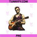 Abraham Lincoln Playing Guitar PNG, Vintage Music USA PNG