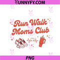 Active Moms Club PNG, Running Walking Fitness Women Workout PNG