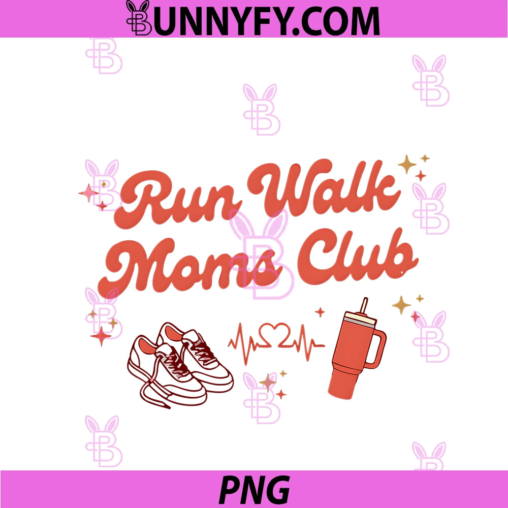 Active Moms Club PNG, Running Walking Fitness Women Workout PNG