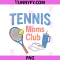 Active Tennis Moms Club PNG, Racket Ball Visor Tumbler Fan PNG