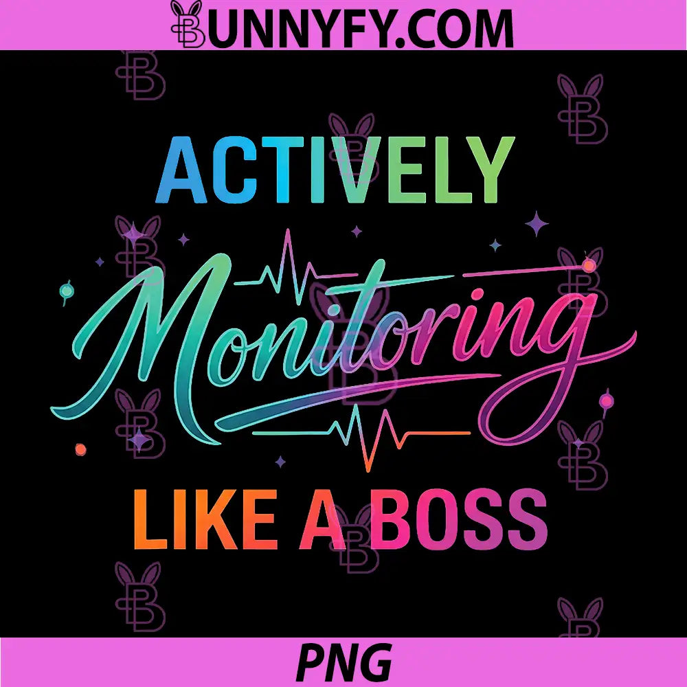 Actively Monitoring Like A Boss PNG, Funny Monitor Tech PNG