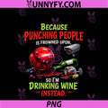 Adulting Is Hard Wine PNG, Humor Boxing Glove Graphic PNG