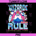 Adventure Time Wizards Rule PNG, Ice King Collage Fantasy Cartoon PNG