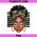 Afro Black Women African PNG, American Black History Month Camo PNG