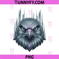 Aggressive Eagle Face PNG, Angry Raptor Head Portrait PNG