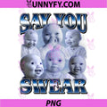 Ai Baby Funny Laughing PNG, Say You Swear PNG