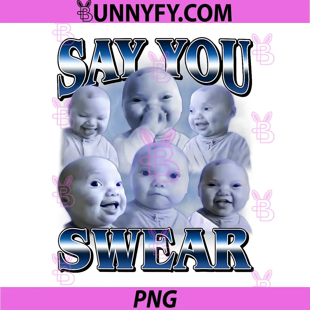 Ai Baby Funny Laughing PNG, Say You Swear PNG