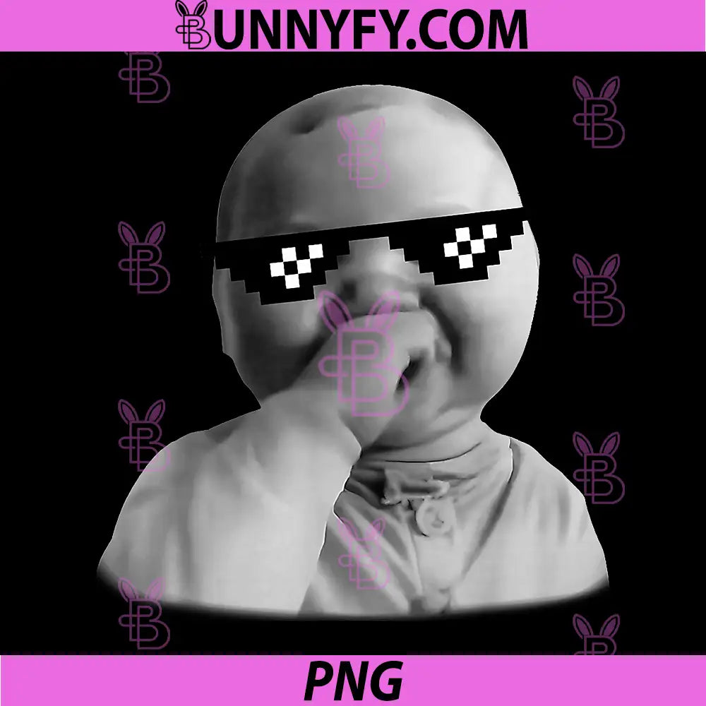Ai Baby Meme Funny PNG, Laughing Baby PNG, Baby Meme Brainrot PNG