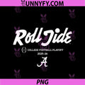 Alabama Crimson Tide College PNG, Football Playoff Slogan 2025 PNG