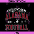Alabama Crimson Tide Rose Bowl 2025-2026 PNG, CFP Quarterfinal PNG