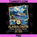 Alaska Vacation 2026 Cruise PNG, Family Matching Group Trip PNG