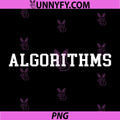 Algorithms Varsity Typography PNG, Minimal College Style Text PNG