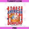 All American Dumpling PNG, American Dumpling 4th Of July PNG