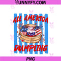 All American Dumpling PNG, Dumpling Lover American 4th Of July PNG