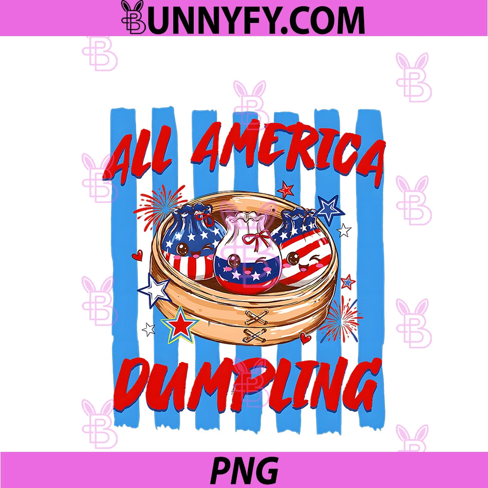 All American Dumpling PNG, Dumpling Lover American 4th Of July PNG