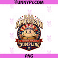 All American Dumpling PNG, Patriotic 4th July PNG