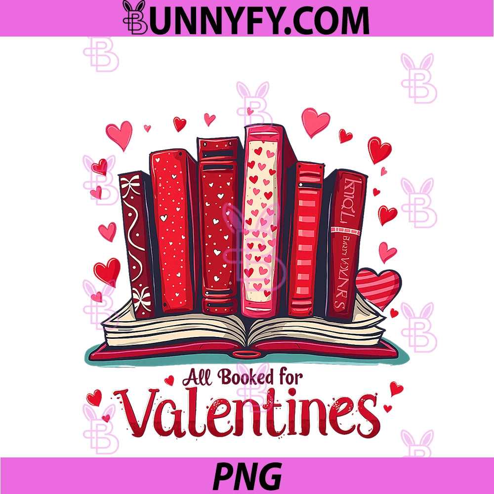 All Booked For Valentines PNG, Literary Art PNG