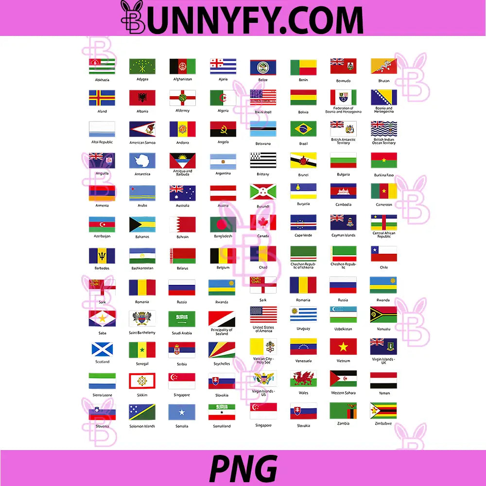 All Countries Flags of The World 287 PNG, Flag Trip International PNG