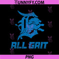 All Grit Detroit PNG, Detroit Lions All Grit Stars PNG