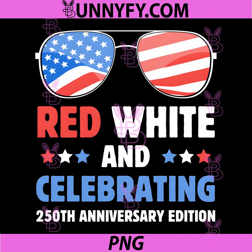 America 250 Red White and Celebrating PNG, USA 250th Anniversary PNG